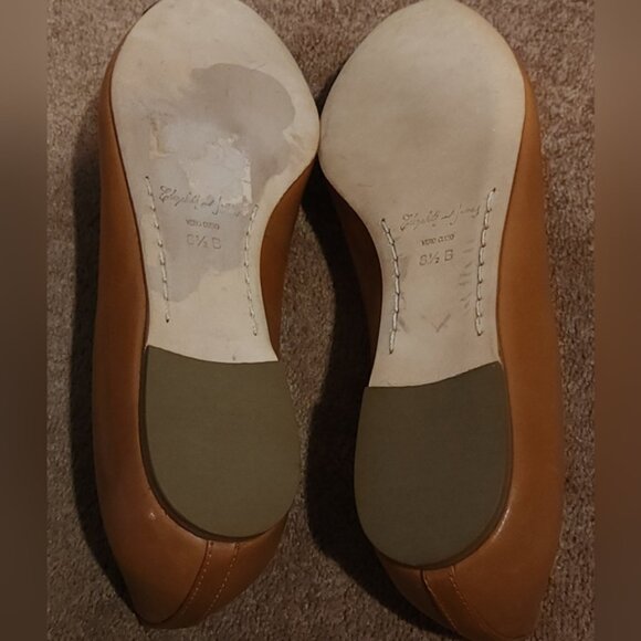 ELIZABETH AND JAMES Gwen ballerina flats with gold chain detail - Picture 5 of 5